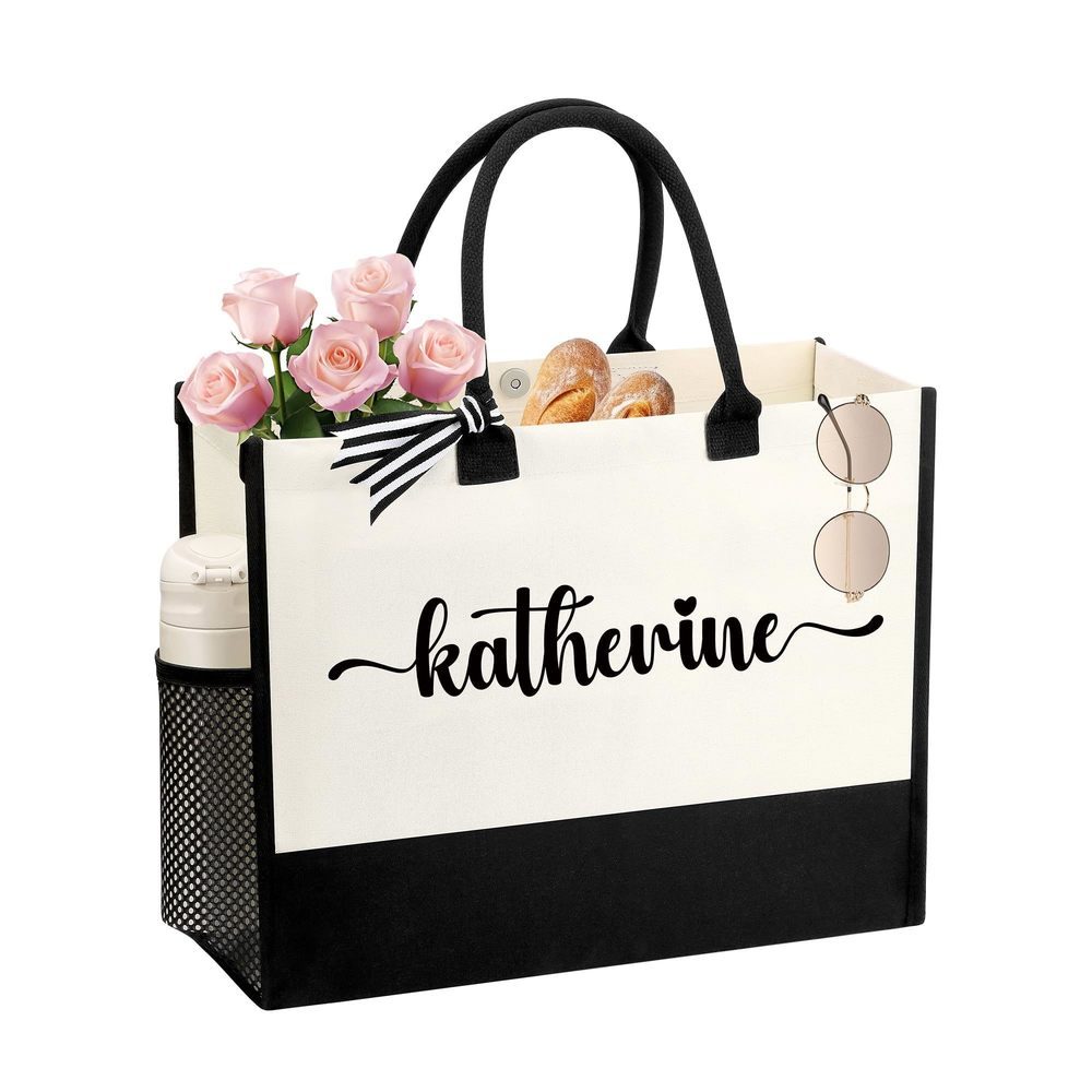 Katherine Tote Bag Gifts, Bridesmaid Bride Gifts Wedding Day, :[